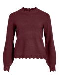 VINIKOLINA O-NECK L/S KNIT TOP PORT ROYAL