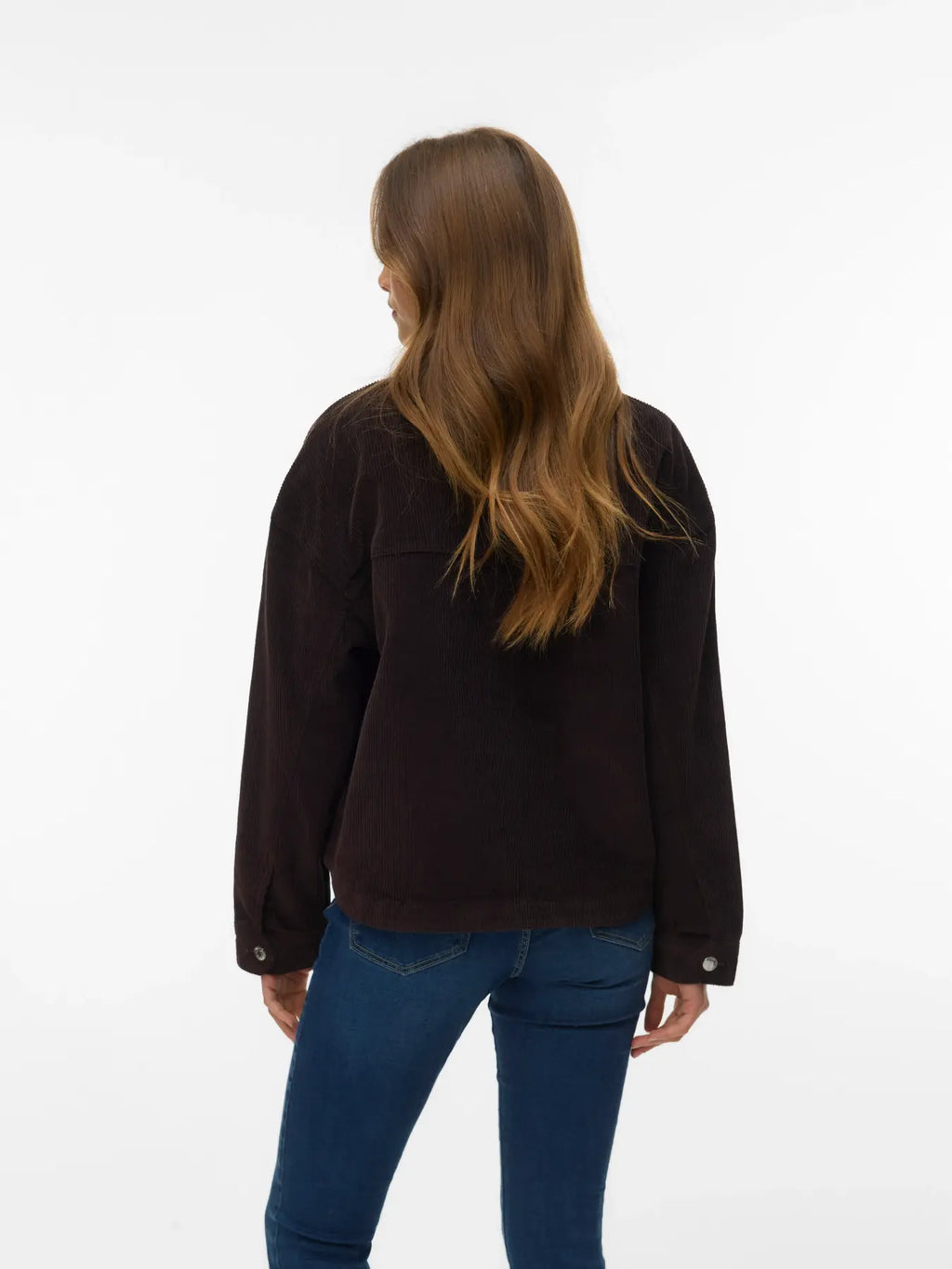 VMJAMIE LS CORDUROY SHACKET- Brown