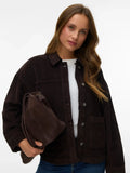 VMJAMIE LS CORDUROY SHACKET- Brown
