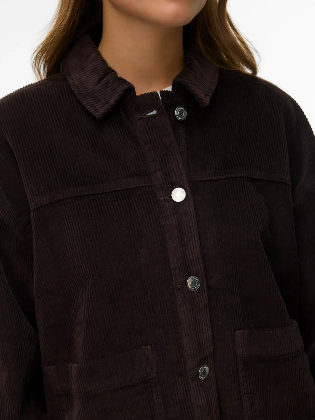 VMJAMIE LS CORDUROY SHACKET- Brown