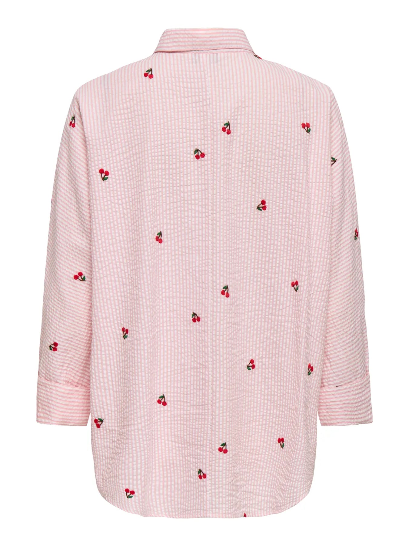 ONLNEW LINA GRACE L/S CHERRY SHIRT