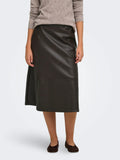 ONLFIBY MW FAUX LEATHER LONG SKIRT