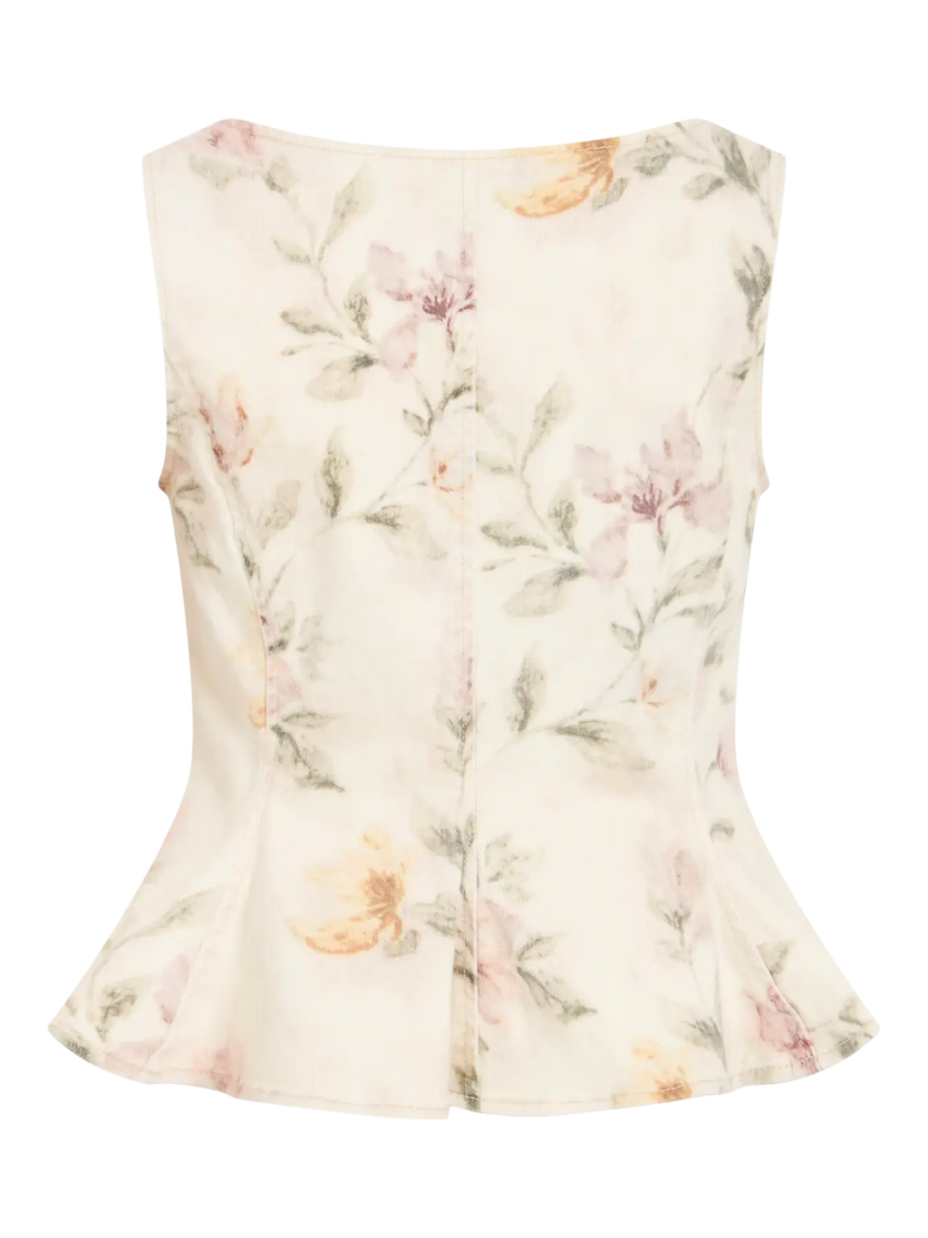VICHIA S/L PEPLUM TOP