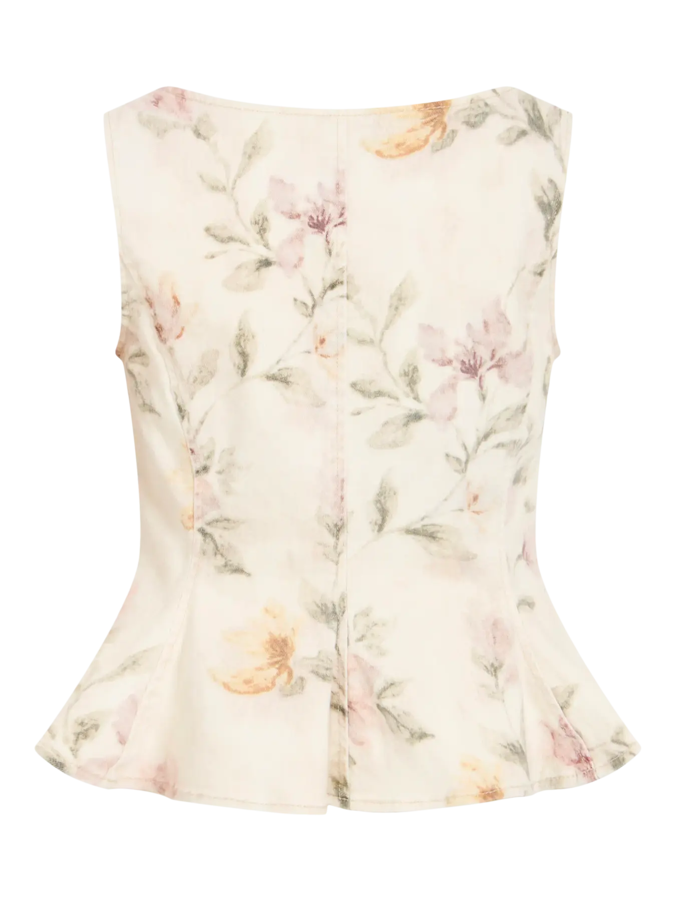 VICHIA S/L PEPLUM TOP