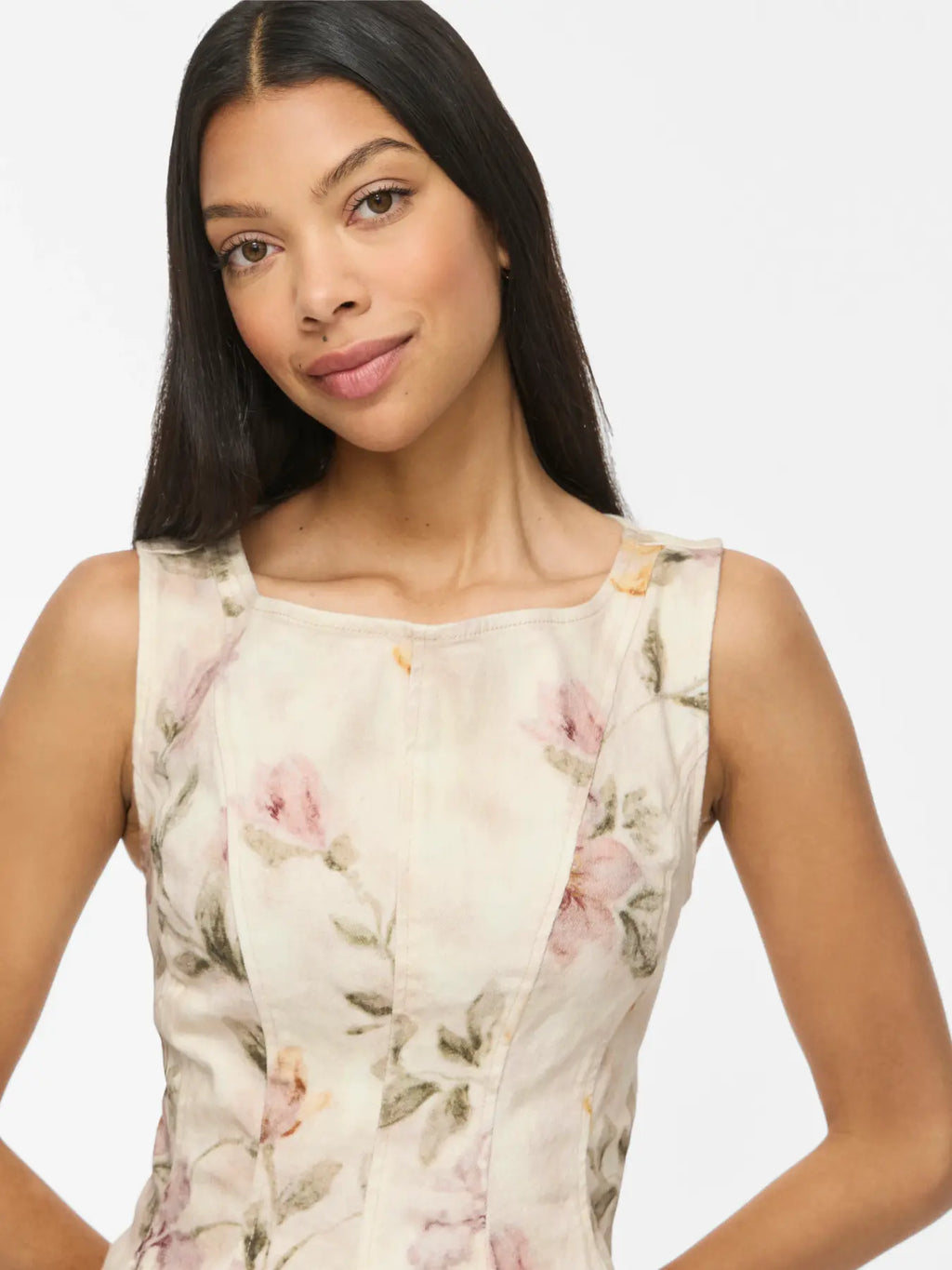 VICHIA S/L PEPLUM TOP