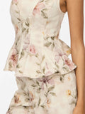 VICHIA S/L PEPLUM TOP