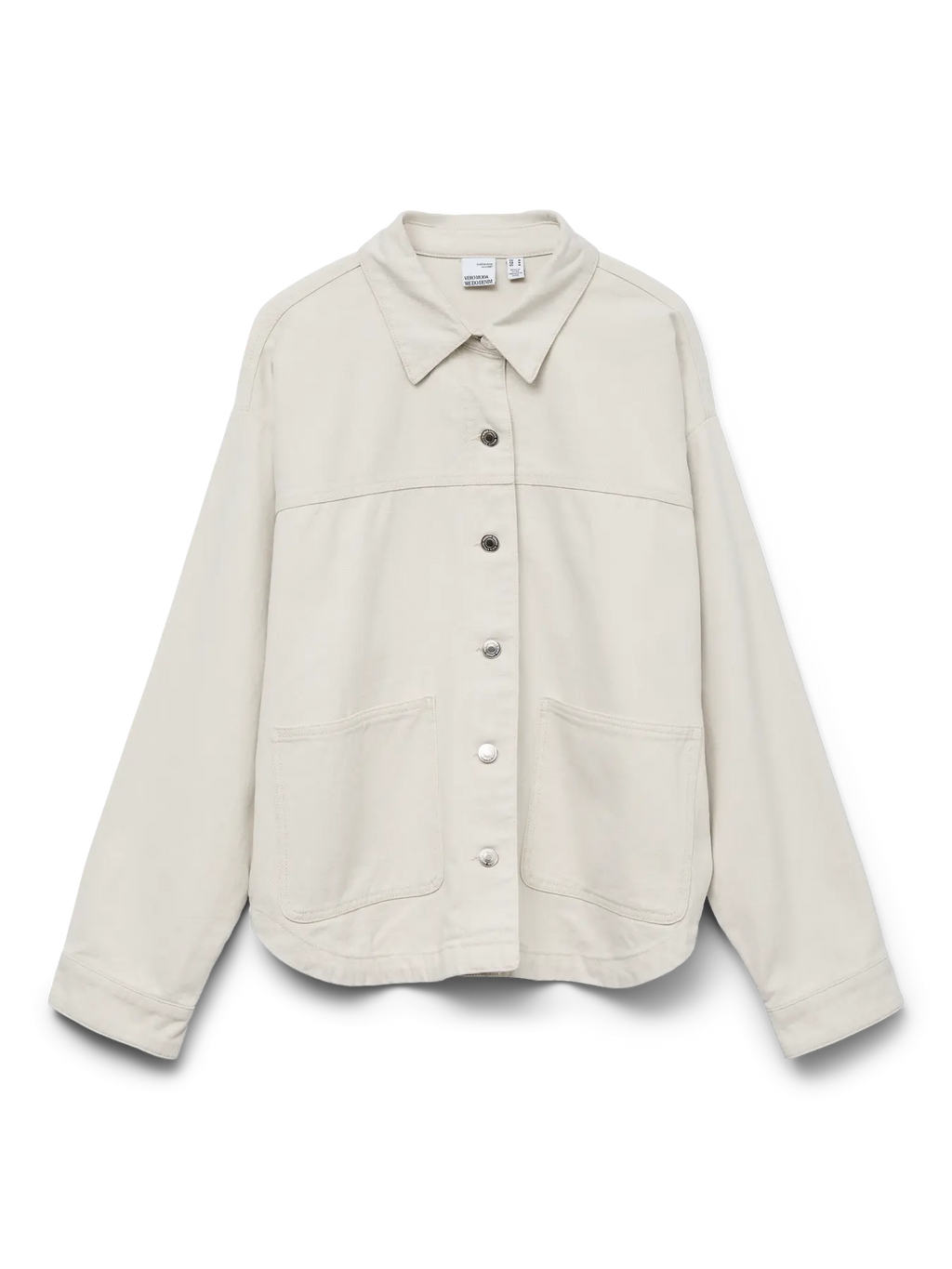 VMJAMIE LS DENIM SHACKET BIRCH