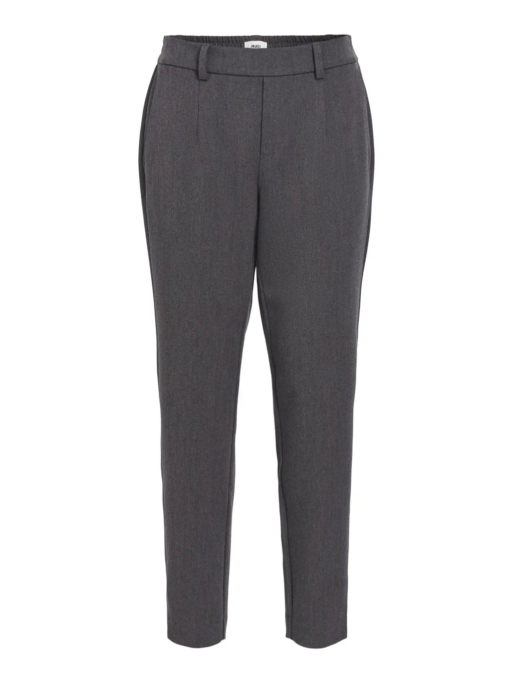 OBJLISA SLIM PANT MEDIUM GREY MELANGE