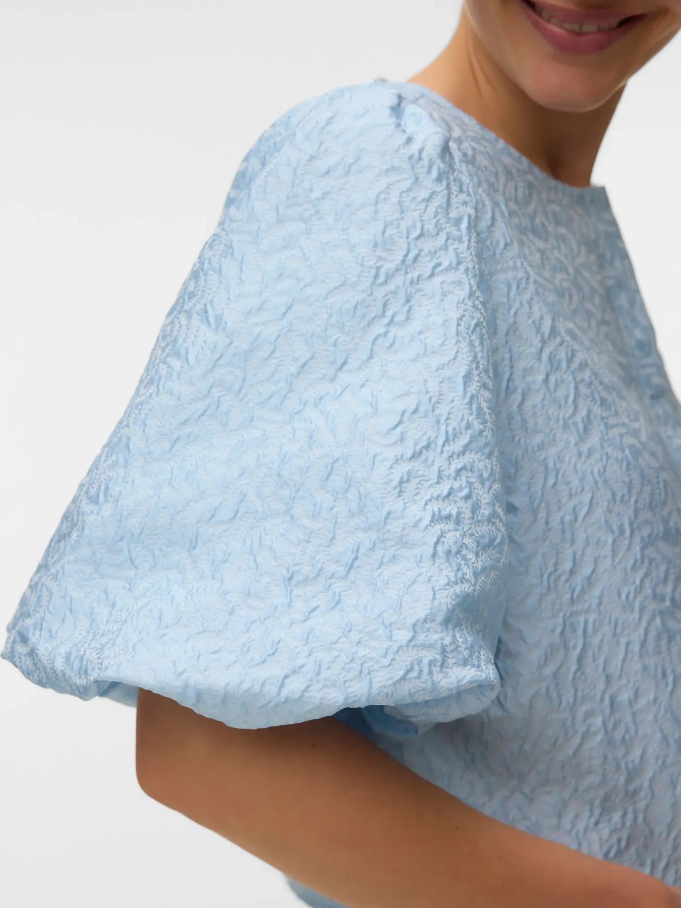 VMLAIA 2/4 O-NECK TOP BLUE