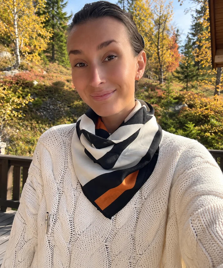 Magnetic Scarf Large - Graphic Blocks