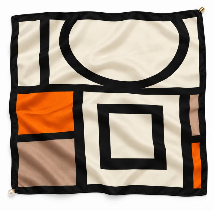 Magnetic Scarf Large - Graphic Blocks