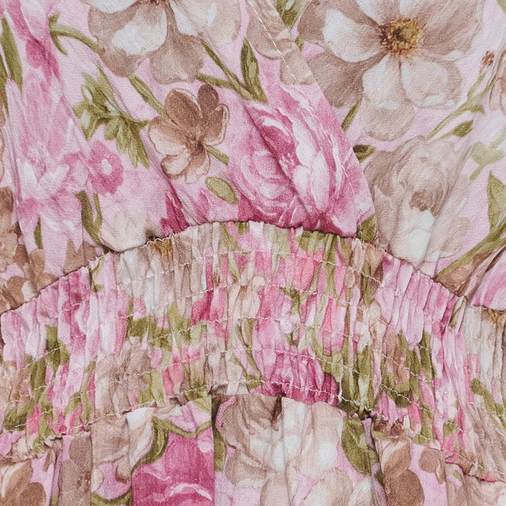 LYDIA DRESS- PINK FLOWER