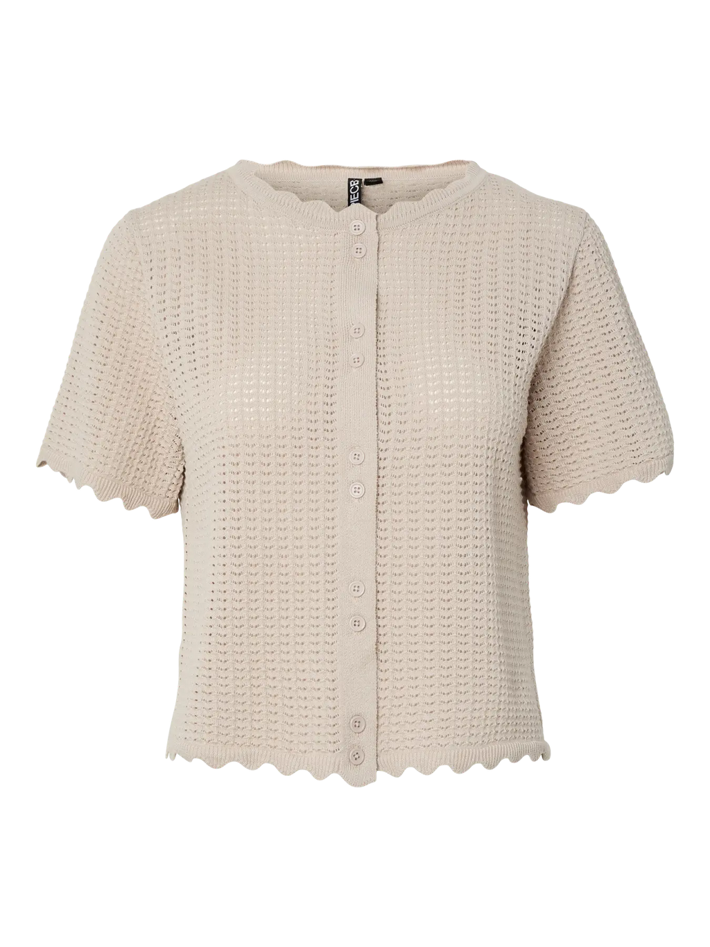 PCSCOUT SS O-NECK KNIT CARDIGAN