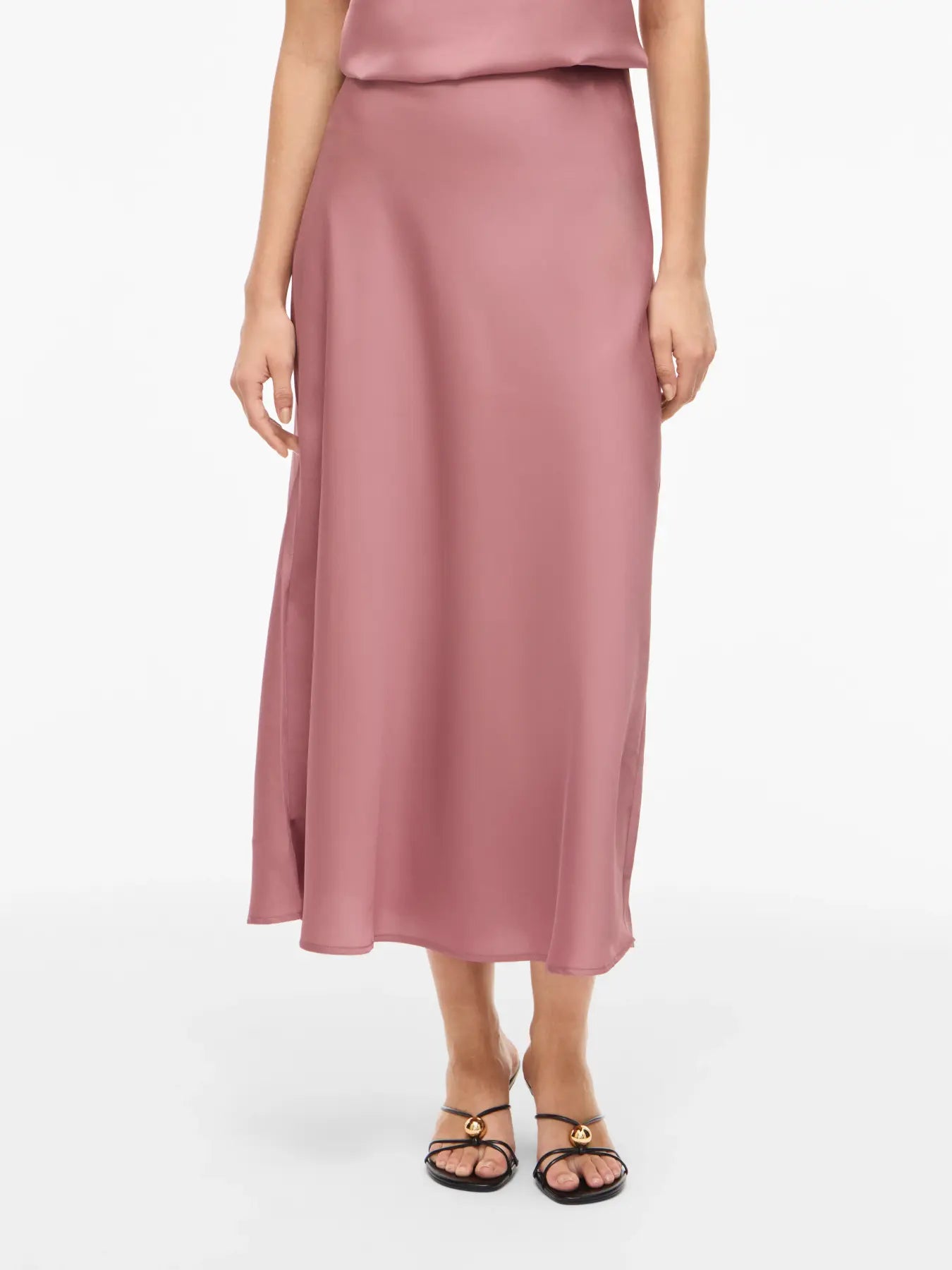 VIELLETTE HW MIDI SKIRT NOSTALGIA ROSE