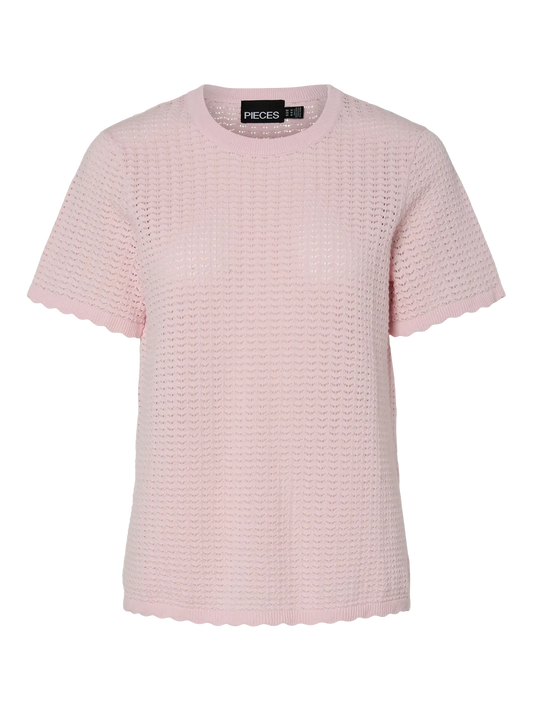 PCSCOUT SS O-NECK KNIT TOP