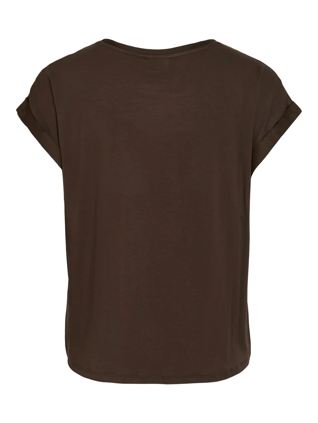 VIELLETTE S/S SATIN TOP COFFEE BEAN