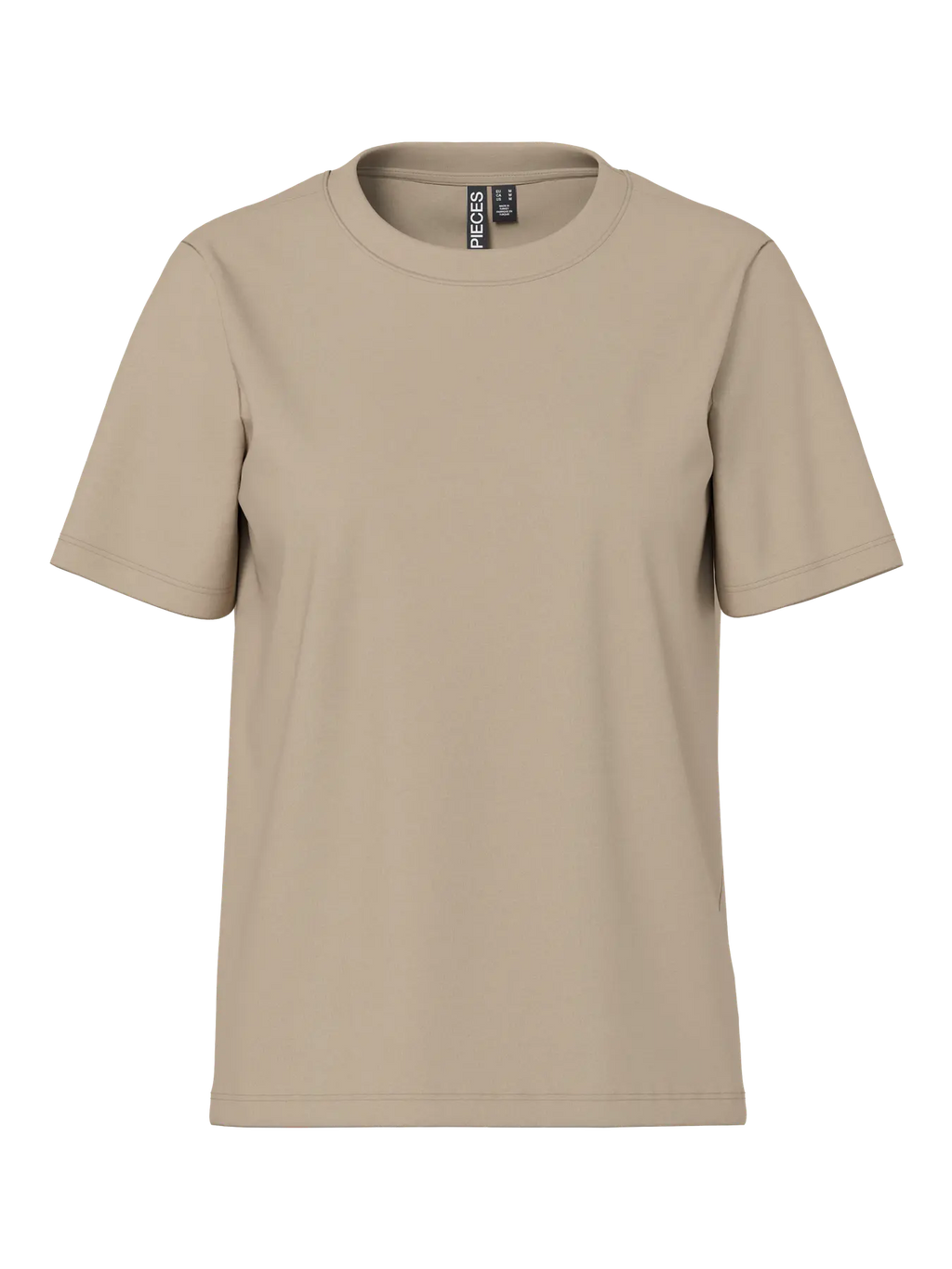 PCRIA SS SOLID TEE SILVER MINK
