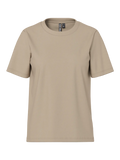 PCRIA SS SOLID TEE SILVER MINK