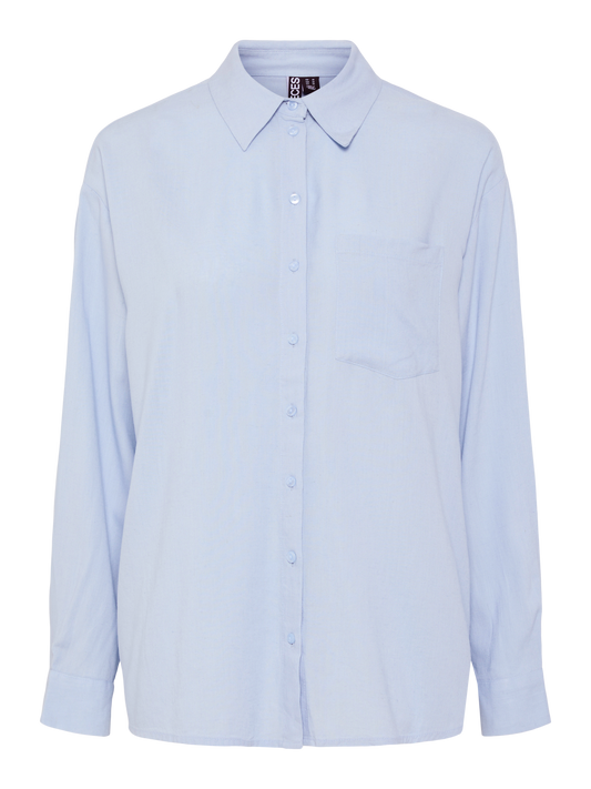 PCPIA LS LOOSE SHIRT LIGHT BLUE