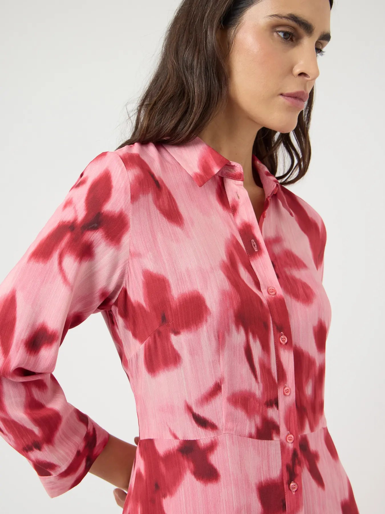 YASSAVANNA LONG SHIRT DRESS