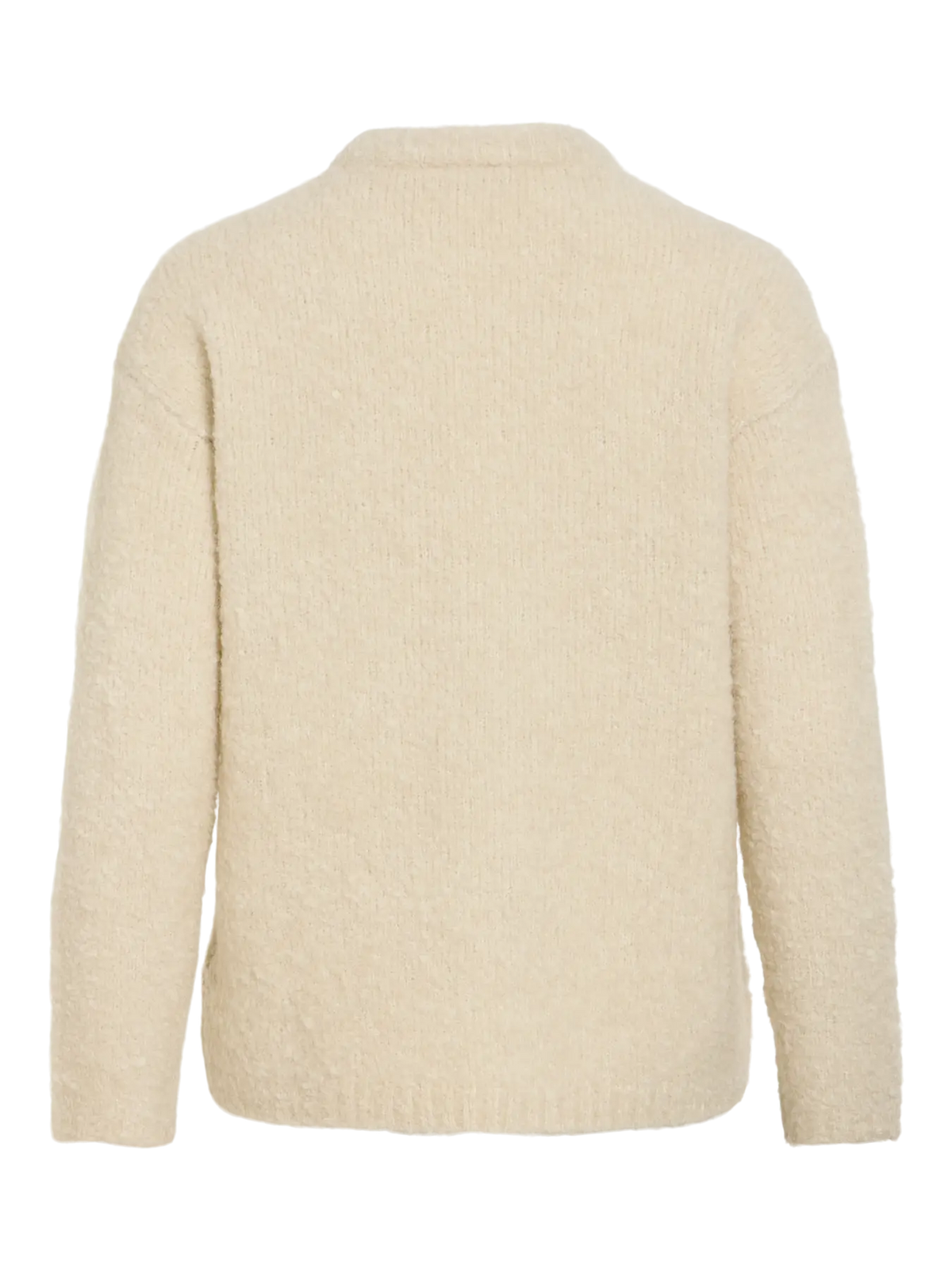 VIDAYA O-NECK L/S KNIT TOP BIRCH