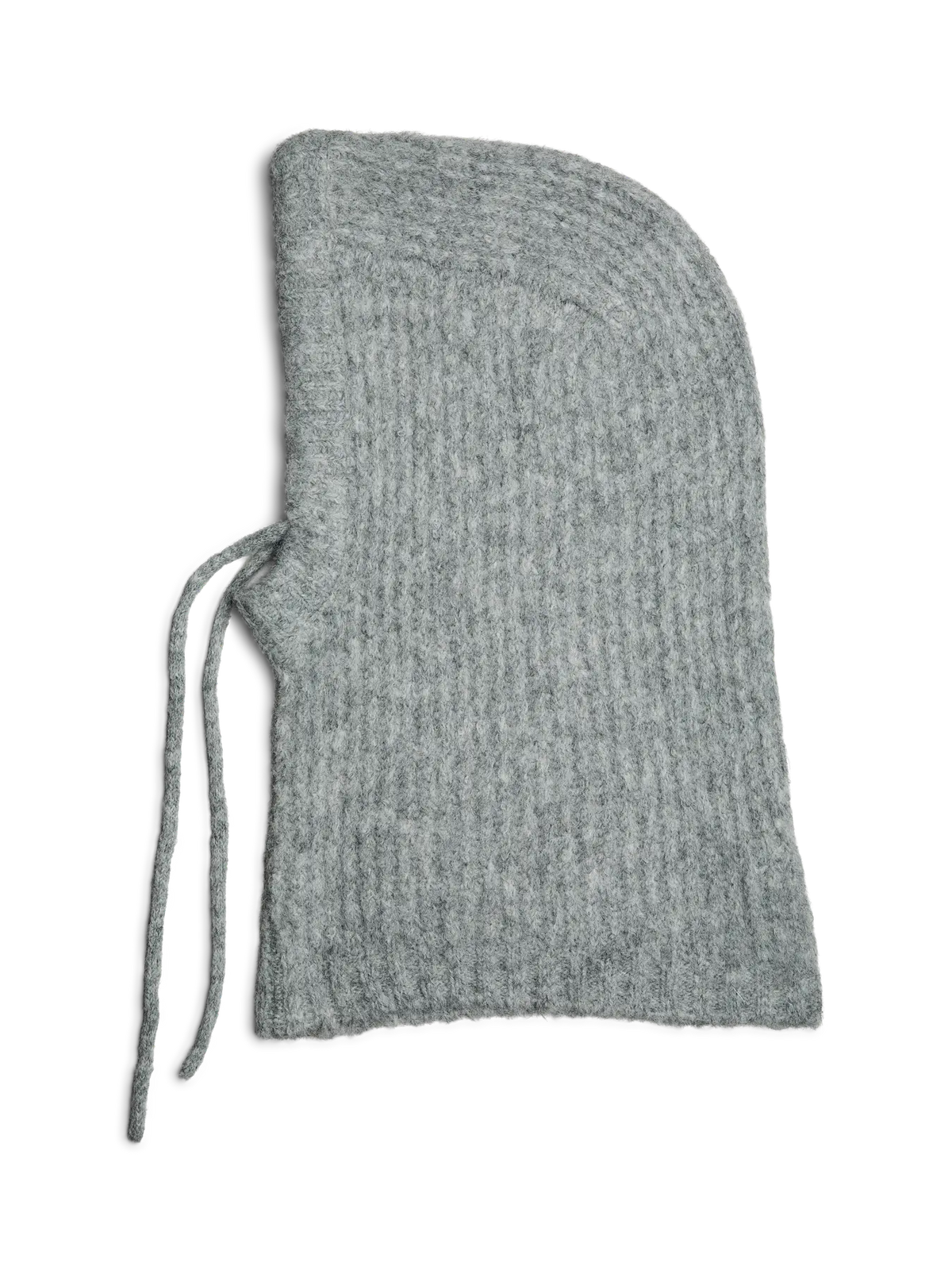 PCNAMBI BALACLAVA LIGHT GREY MELANGE
