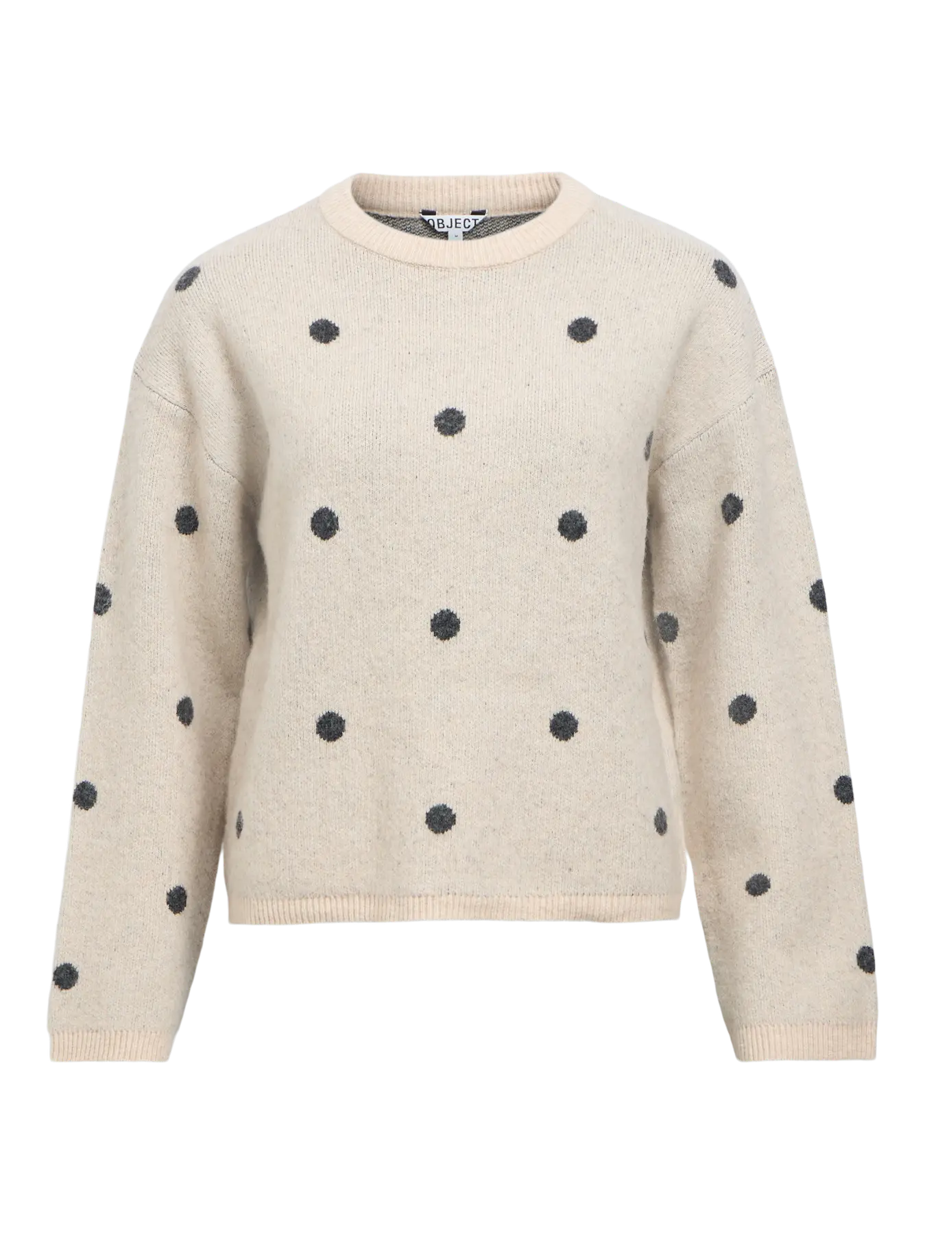 OBJDOTSY L/S  KNIT PULLOVER