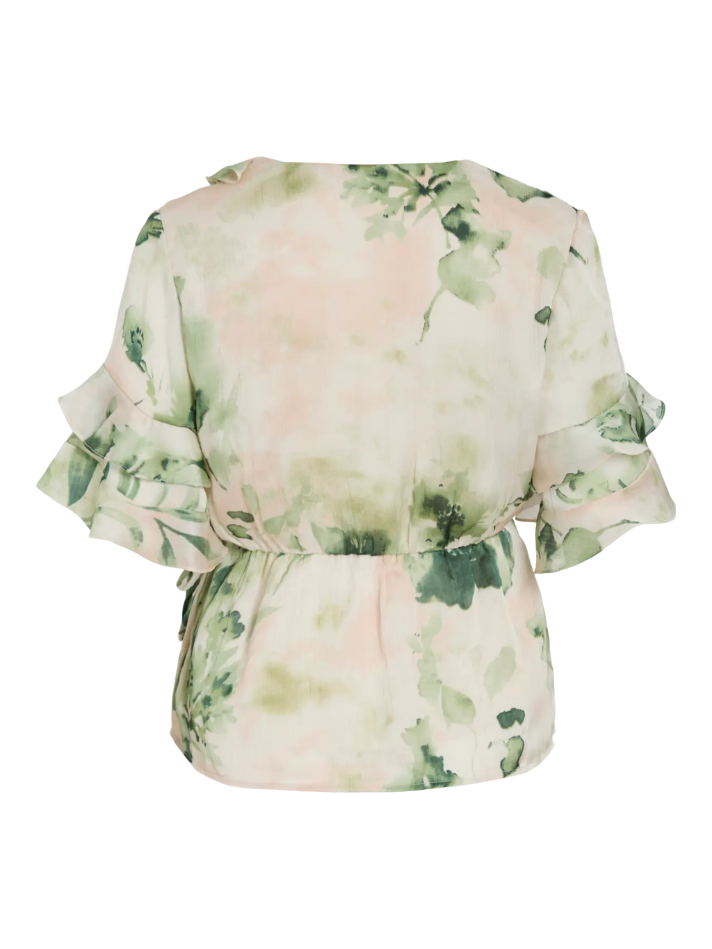 VIMOLINA 2/4 FLOUNCE WRAP TOP