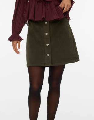 VMETTA SHORT CORD SKIRT FOREST NIGHT
