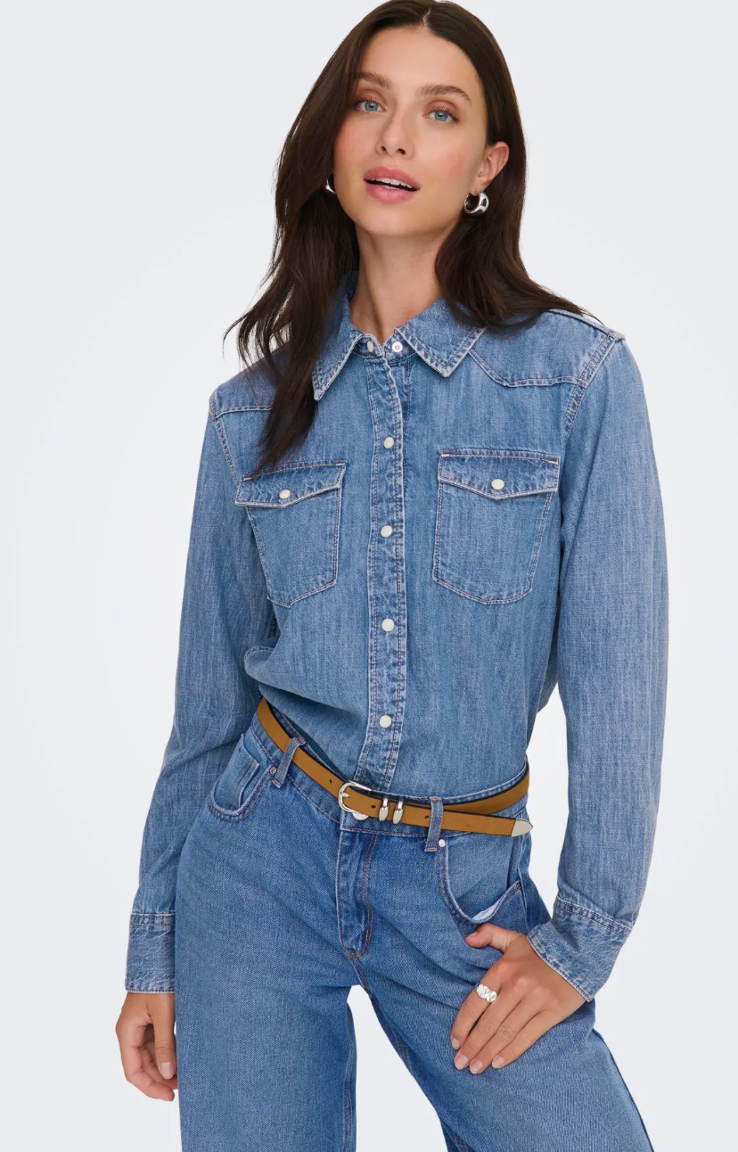 ONLCHARLIZE LS DNM SHIRT LBD