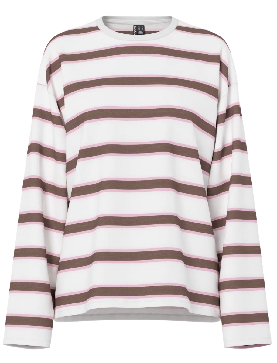 PCMILA LS LOOSE TEE BROWN