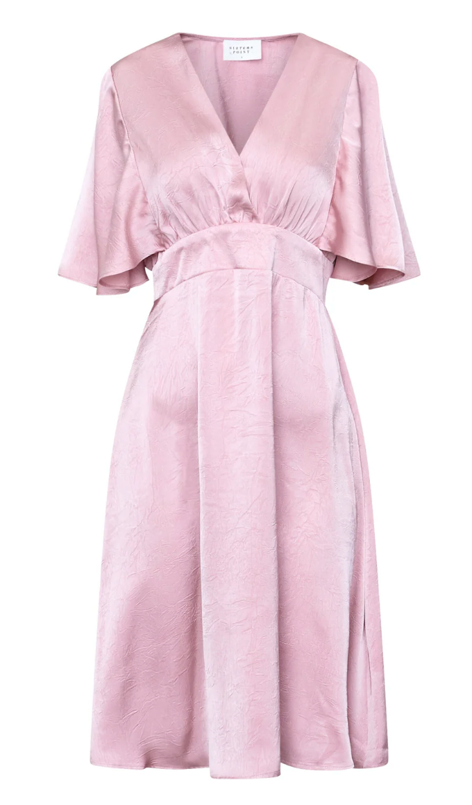 GISELA SHORT DRESS- LIGHT ROSE