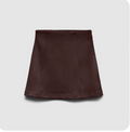 VMDONNAHAZEL HW ABOVE KNEE SKIRT- COFFEE BEAN