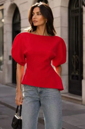 AMBER TOP- RED
