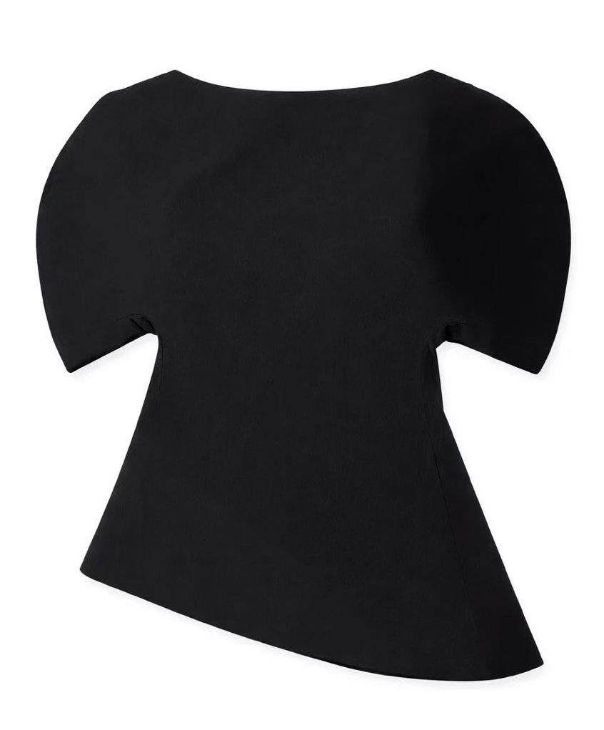 AMBER TOP-BLACK