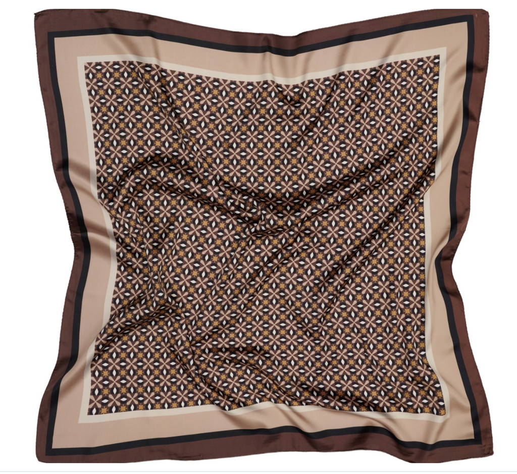 MDCJULINE SCARF- BROWN