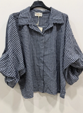 KIM-oversized shirt blue 86643