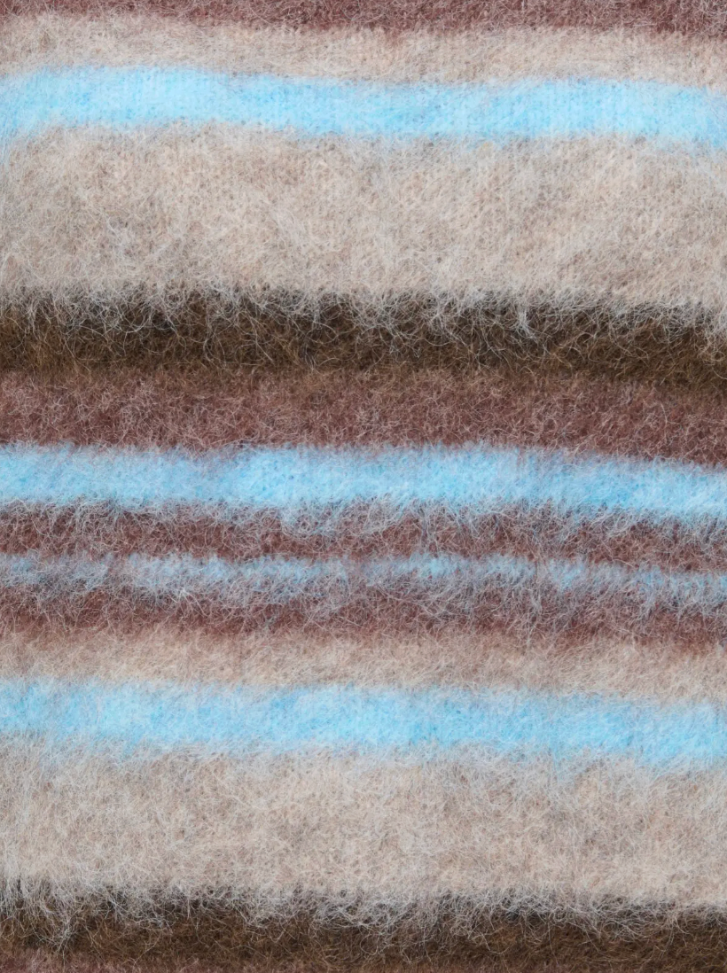 ONLPERIL LS ROLLNECK KNIT- blå/brun