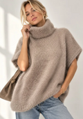 MOHAIR- 80% Kid Mohair Turtleneck Sweater
