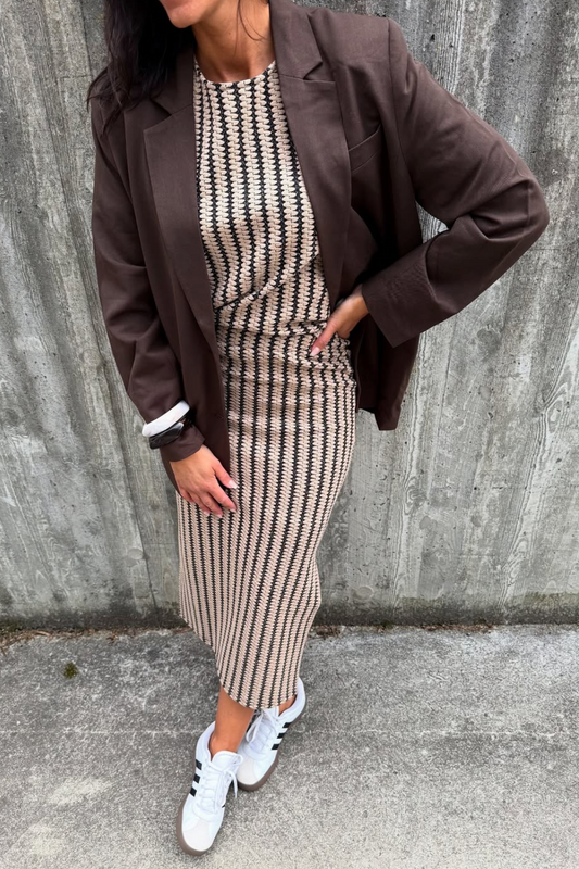 VIHELLA 2/4 JAQUARD TOP