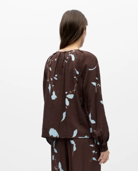 OBJBRIE L/S RE O-NECK TOP