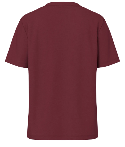 PCRIA SS SOLID TEE TAWNY PORT