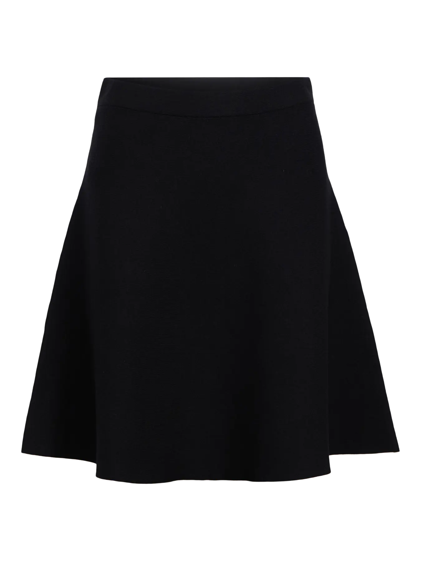 OBJREYNARD HW SHORT KNIT SKIRT BLACK