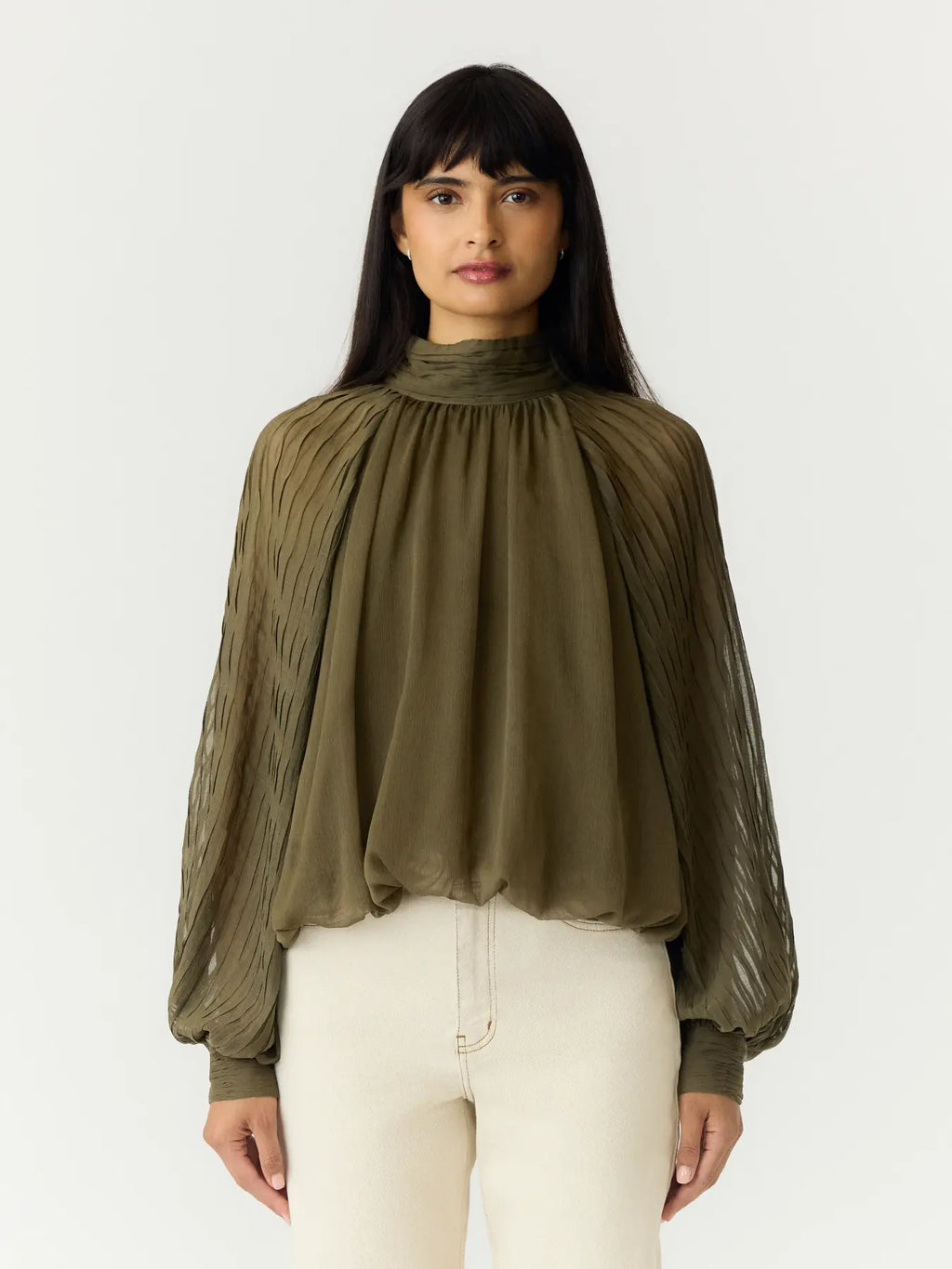YASOLERA LS TOP DARK OLIVE