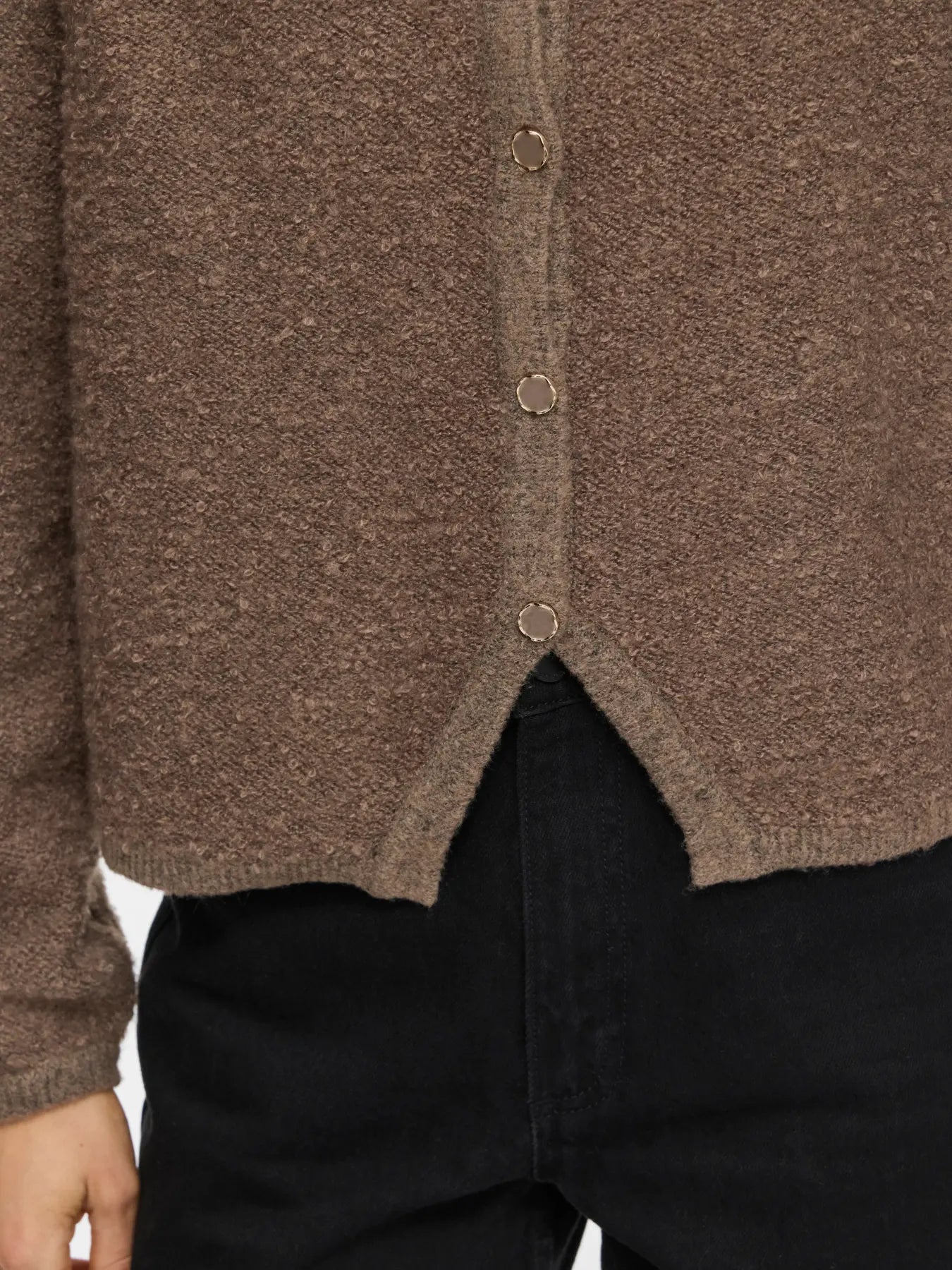 VIPIGGA O-NECK L/S KNIT JACKET FALCON