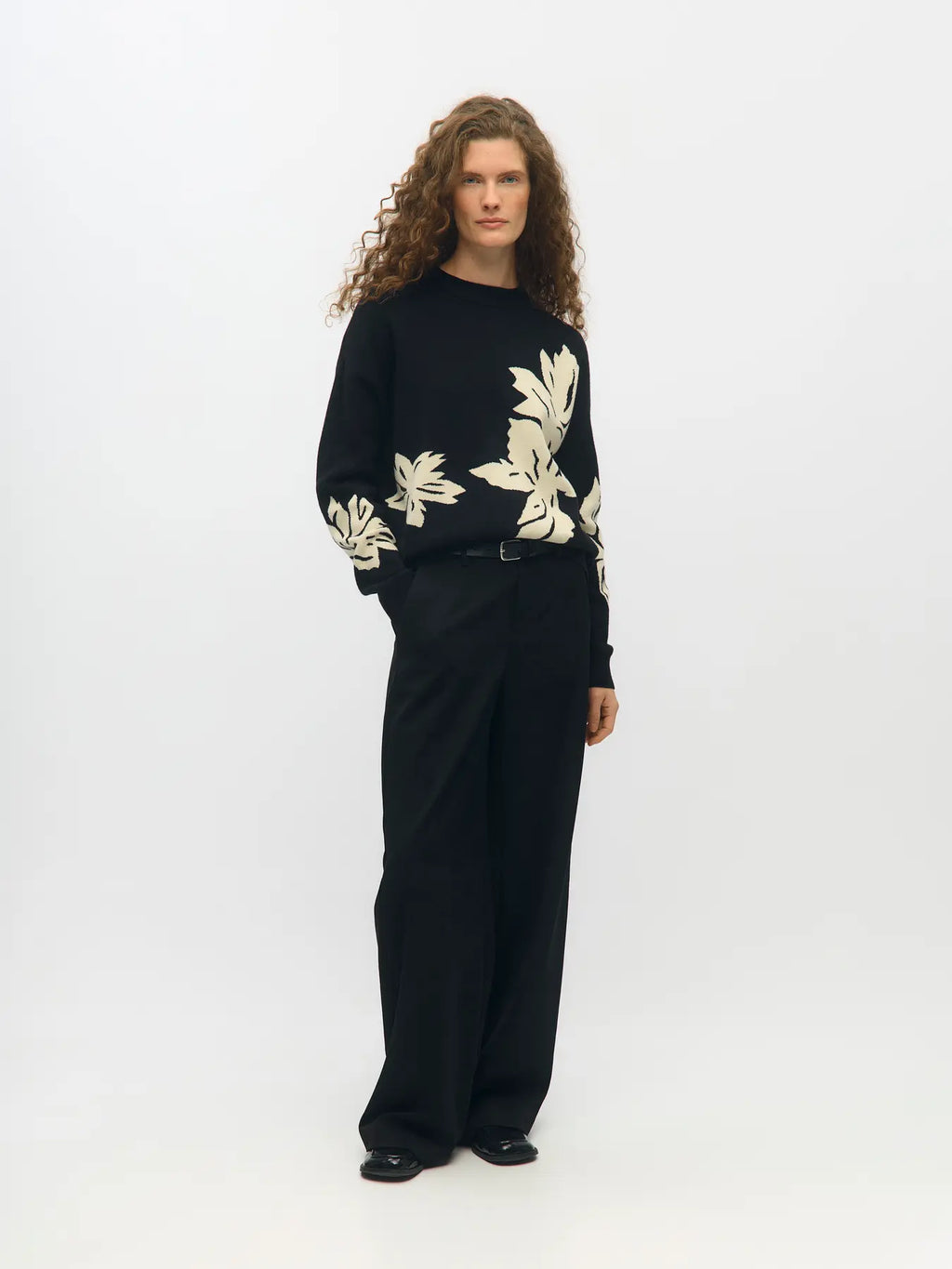 OBJRAY LO L/S KNIT PULLOVER