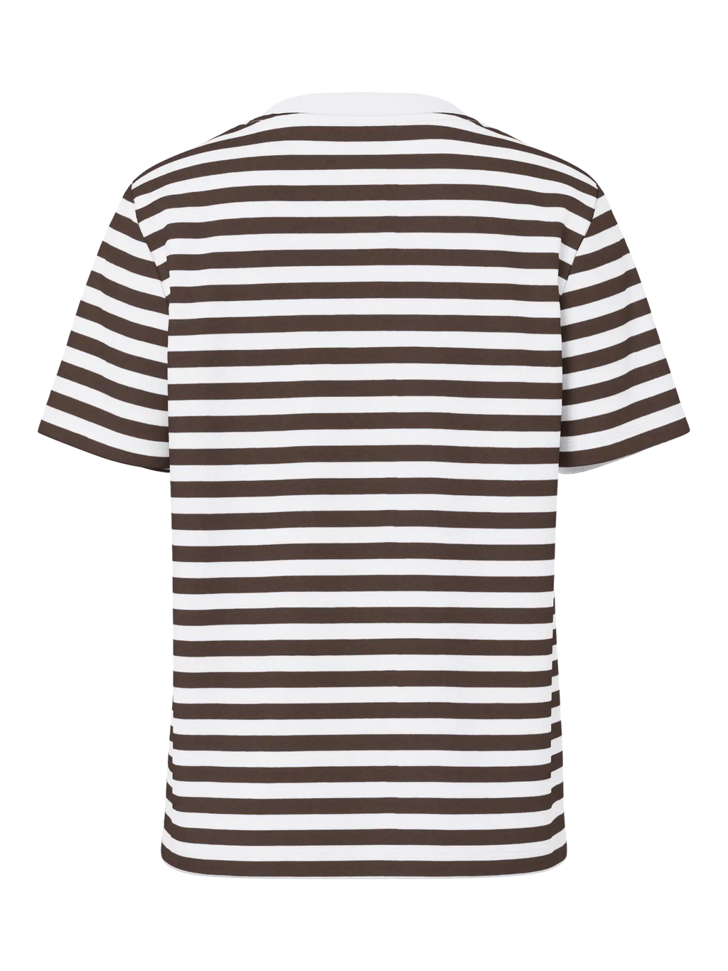 PCRIA SS TEE STRIPES HOT FUDGE