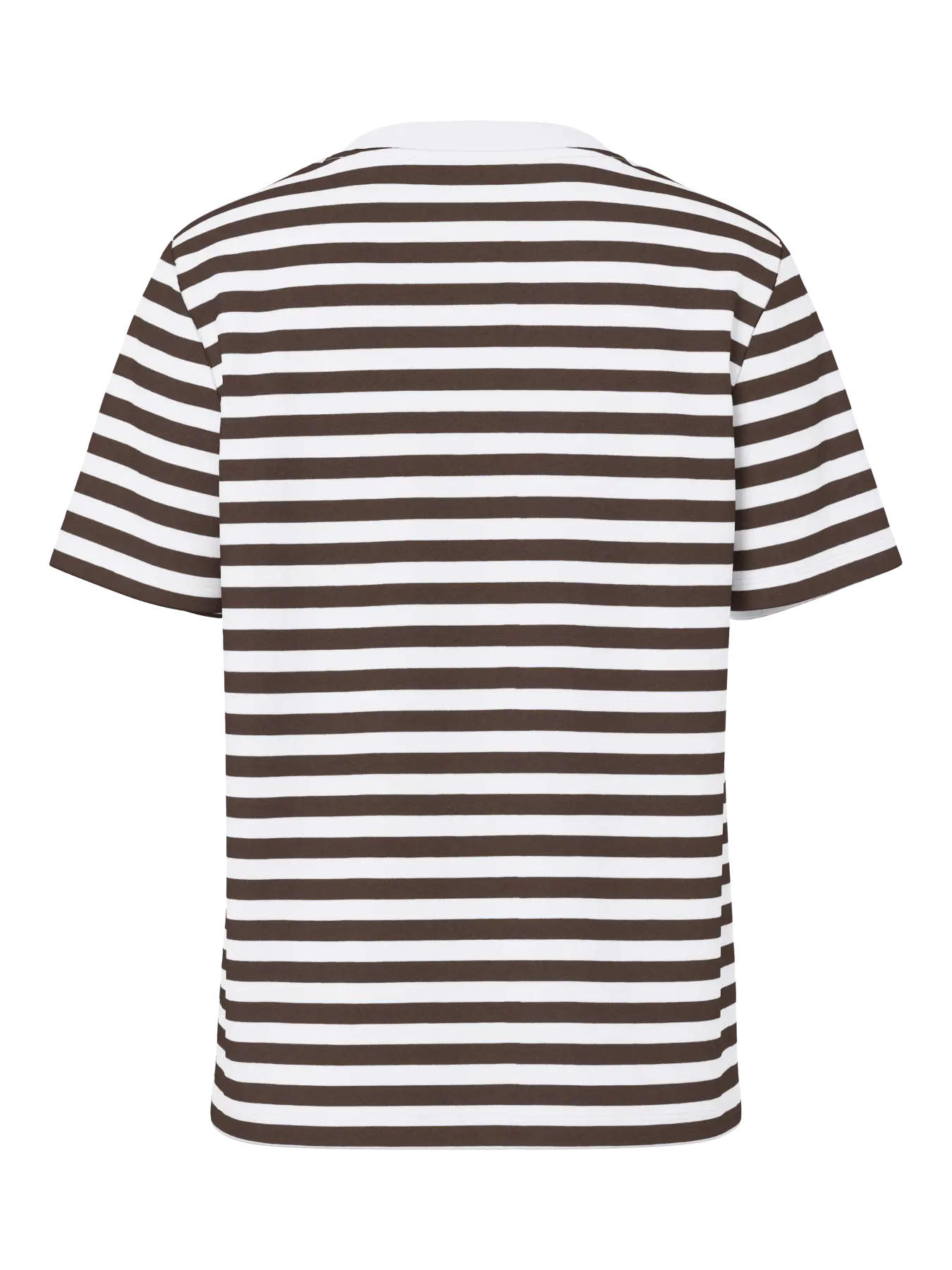PCRIA SS TEE STRIPES HOT FUDGE