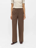 OBJLISA WIDE PANT CARAFE MELANGE