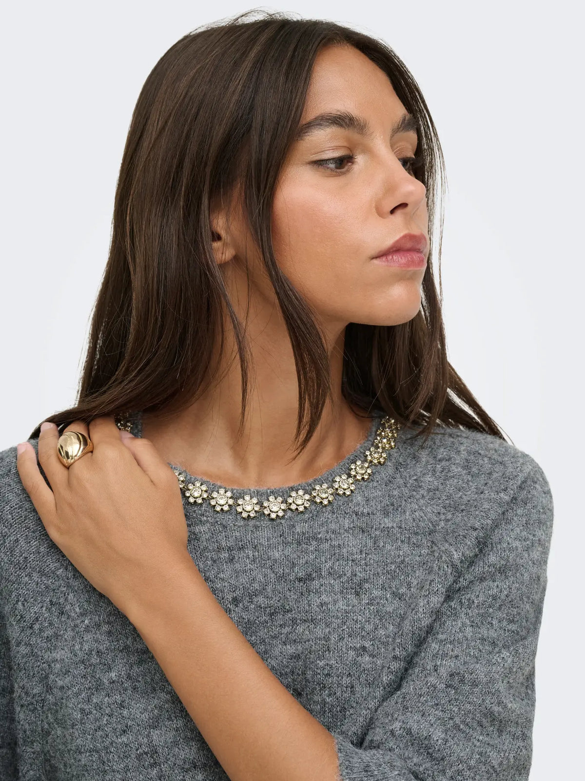 JDYALVA 3/4 EMBELLISH PULLOVER